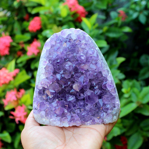 Natural Large Raw Amethyst Cluster