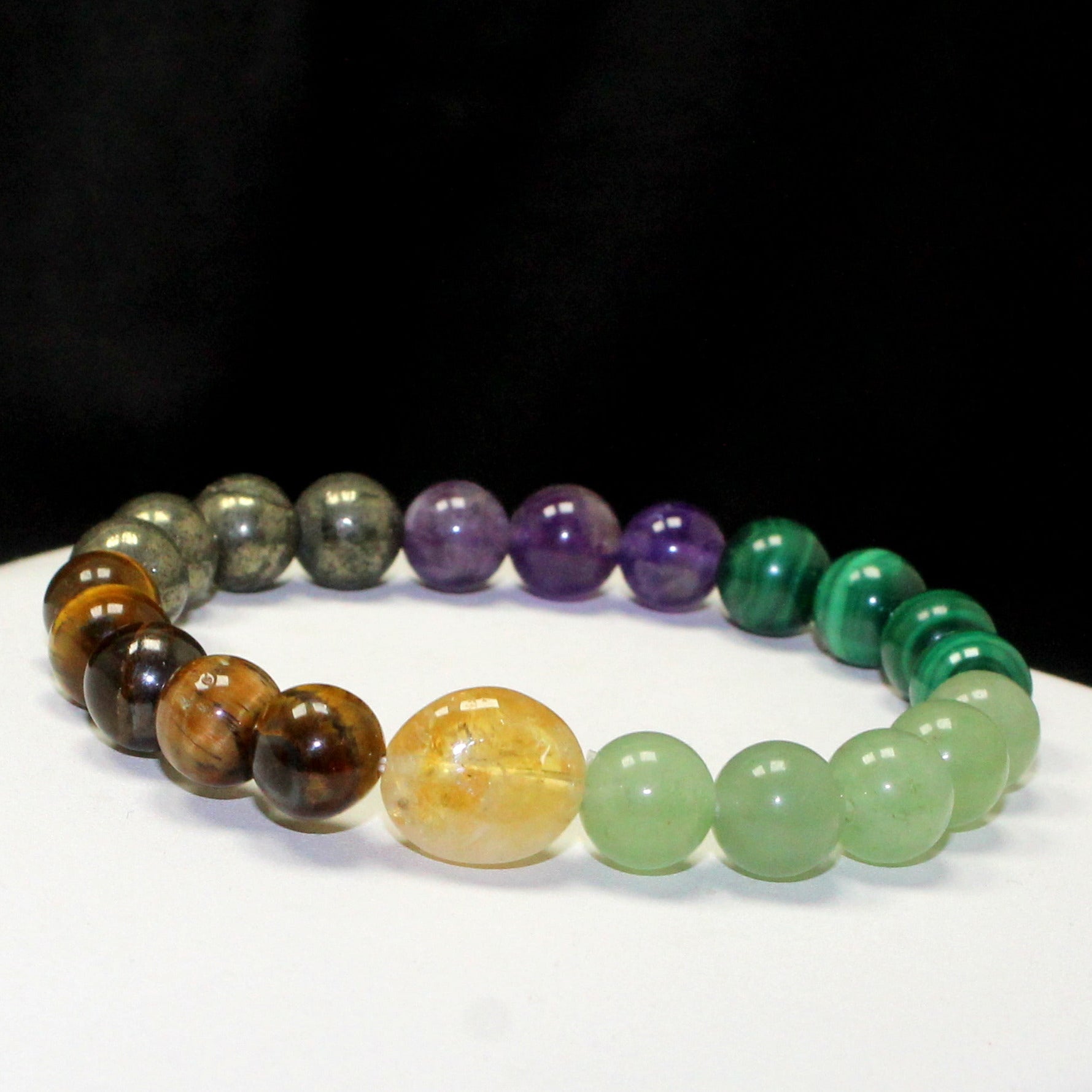 Attract Wealth, Abundance, & Prosperity Bead Bracelet