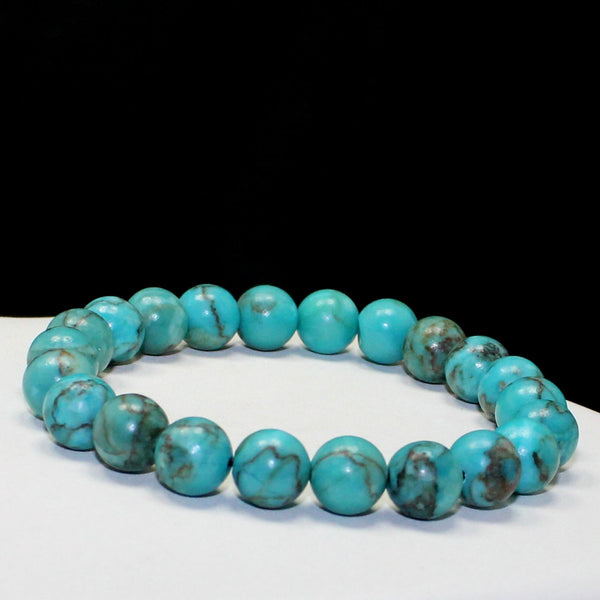 Natural African Turquoise Bead Bracelet