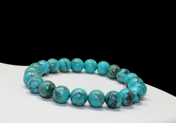 Natural African Turquoise Bead Bracelet