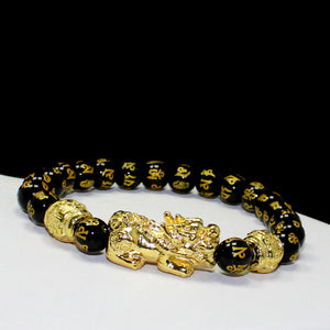 Feng Shui Black Obsidian Wealth Bracelet