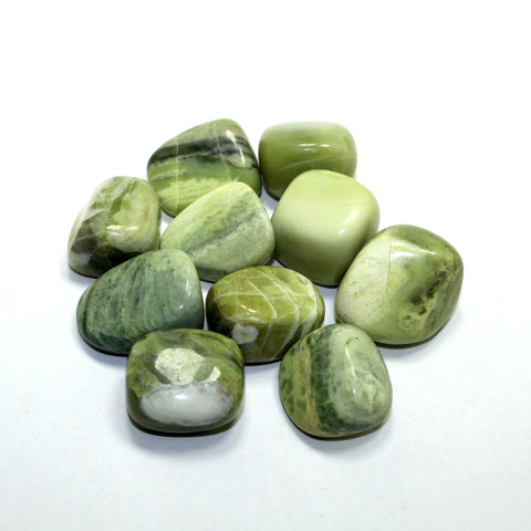 Natural Serpentine Tumbled Stones - Pack of 100 grams