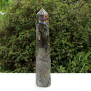 Large Natural Labradorite Tower Point - 145 mm