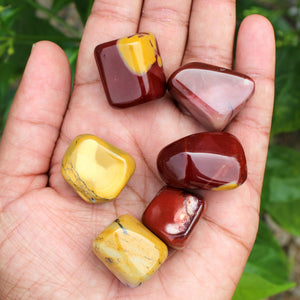 Natural Mookaite Polished Tumbled Stone