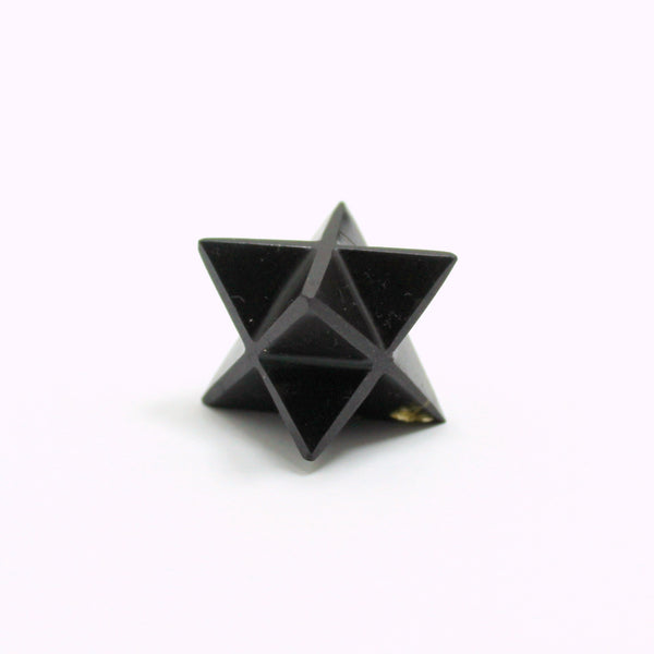 Natural Black Tourmaline Merkaba Star 20 mm