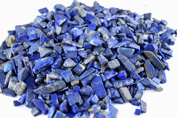 Natural Lapis Lazuli Chips Pack of 250 grams (Wholesale)