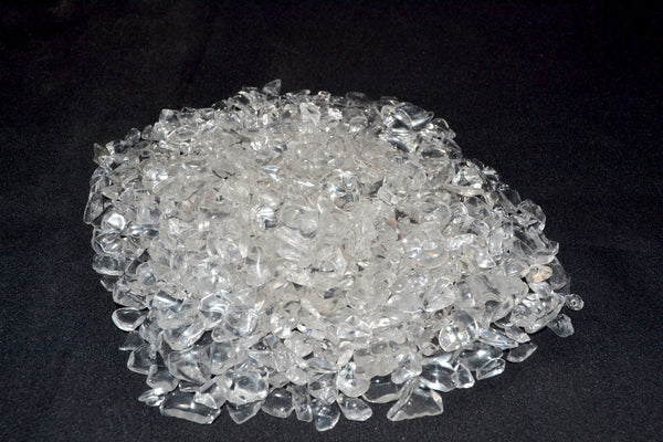 Natural Clear Quartz Chips Pack of 250 grams