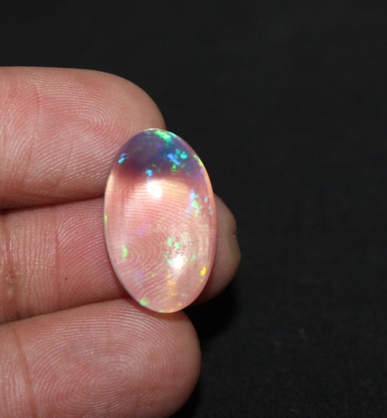 Natural Fire Ethiopian Opal 11.5 x 18.5 mm