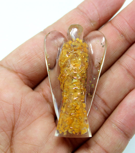 Golden Aventurine 2 inch Orgonite Angel