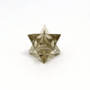 Natural Smoky Quartz Merkaba Star 20 mm